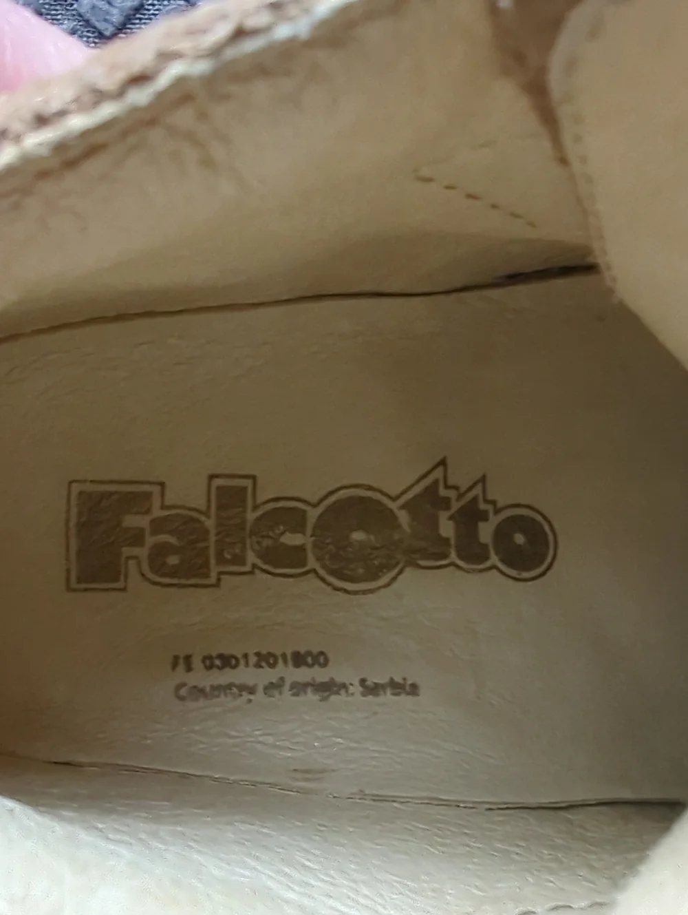 Falcotto By Naturino Leather Gold Sparkle Ankle Boots Size 19EU / 3.5US